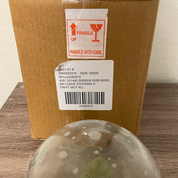 2 Anthropologie Snow Globe Stocking Holders - Picture 8 of 10